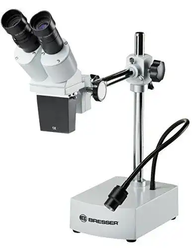 Stereomikroskop Bresser Biorit ICD-CS mit LED-Beleuchtung und 10x/20x Vergrößerung