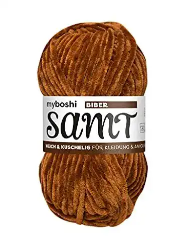 Chenille Wolle Myboshi Samt Wolle für Häkeln und Stricken