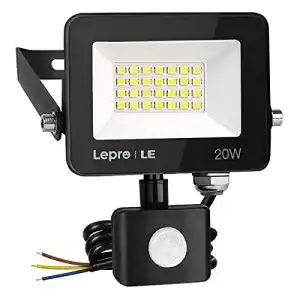 LED-Strahler mit Bewegungsmelder Lepro 20W für Außenbereich