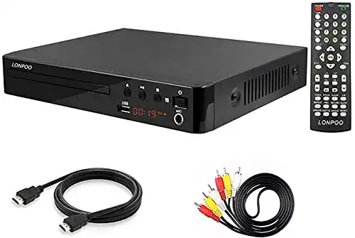 Blu-ray-Player LONPOO LP-099 für TV und regionale CD-Wiedergabe