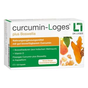 Weihrauch-Kurkuma-Kapseln mit Curcumin und Boswellia