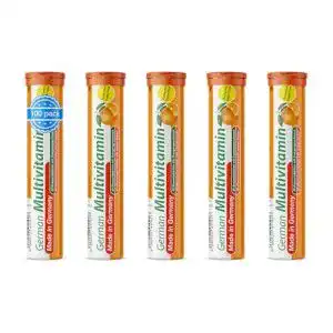 Multivitamin-Brausetabletten T&D mit 100 Brausetabletten
