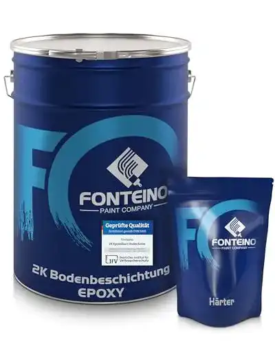 Betonbodenfarbe Fonteino 2K Epoxidharz Bodenbeschichtung für verschiedene Anwendungen