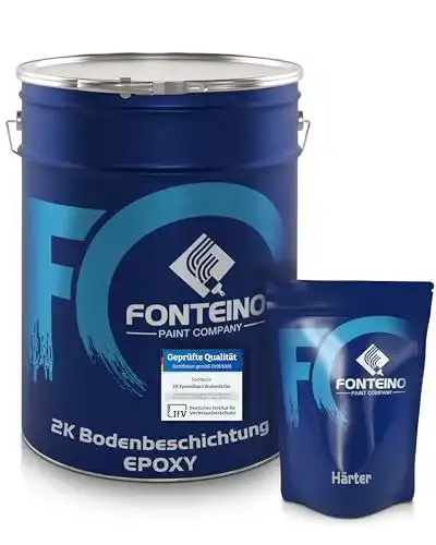 Betonbodenfarbe Fonteino 2K Epoxidharz Bodenbeschichtung für verschiedene Anwendungen