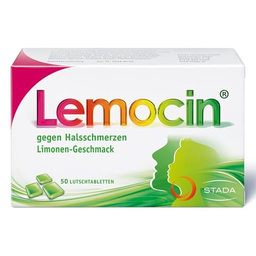 Halsschmerztabletten Lemocin – Lutschtabletten mit Limonengeschmack