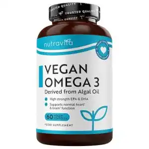 Algenöl Nutravita Veganes Omega 3 2000mg Kapseln