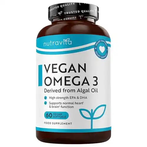 Algenöl Nutravita Veganes Omega 3 2000mg Kapseln