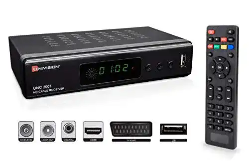 Kabel-Receiver Univision Full UNC2001 HD digitaler Kabel Receiver