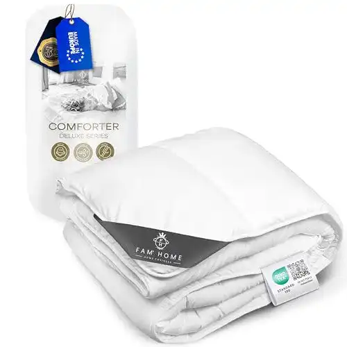 Bettdecke 200 x 200 von FAM Home – Mikrofaser für Allergiker