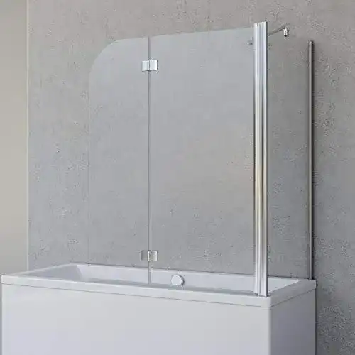 Badewannenfaltwand Schulte Duschwand Angle 2-teilig für Badewanne