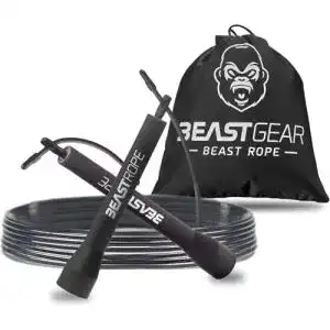 Beast Gear Speedrope für Erwachsene Fitness Springseil für Cardio-Training