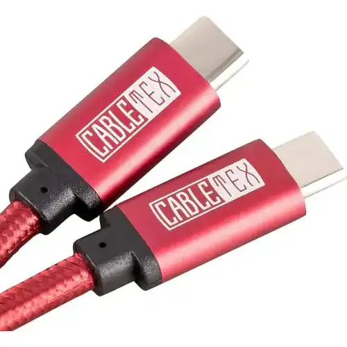 USB-C-Kabel 3m von Cabletex Typ C USB 3.2 für Datenübertragung und Laden
