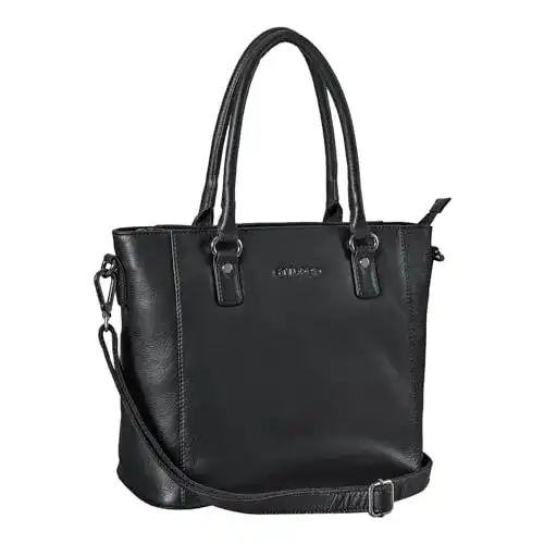 Umhängetasche Damen Stilord Abigail Handtasche aus Leder für Büro