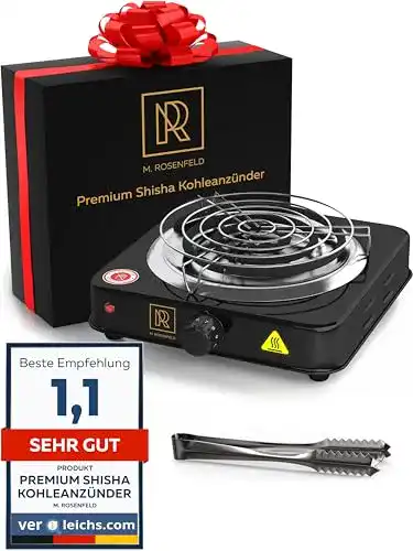 Elektrischer Kohleanzünder M. Rosenfeld für Shisha Kohle
