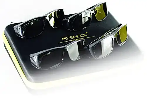 3D-Brille Hi-Shock 4er-Pack für passive 4K 3D TVs von LG, Philips