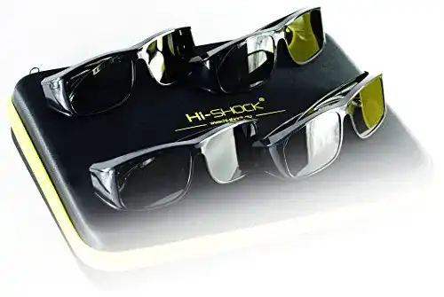 3D-Brille Hi-Shock 4er-Pack für passive 4K 3D TVs von LG, Philips