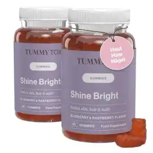 Haarvitamine Gummibärchen von Tummy Tox für gesundes Haar