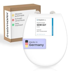 WC-Sitz mit Absenkautomatik aus Duroplast von Instmaier Alma