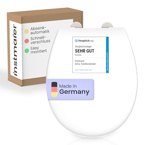 WC-Sitz mit Absenkautomatik aus Duroplast von Instmaier Alma