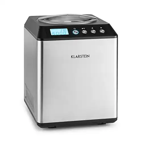Eismaschine Klarstein Vanilla Sky 2 Liter – Eisbereiter mit Kühlfunktion