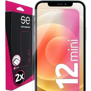 Panzerglas für iPhone 12 Mini mit Installationshilfe und 9H Härte