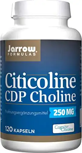 Cholin Jarrow Formulas Citicolin 250mg hochdosiert 120 Kapseln