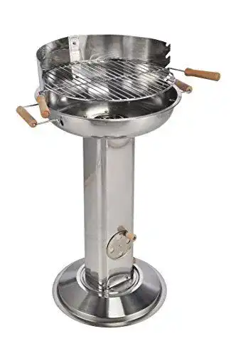 Rundgrill Haushalt International aus Edelstahl – Säulengrill für BBQ