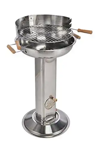 Rundgrill Haushalt International aus Edelstahl – Säulengrill für BBQ