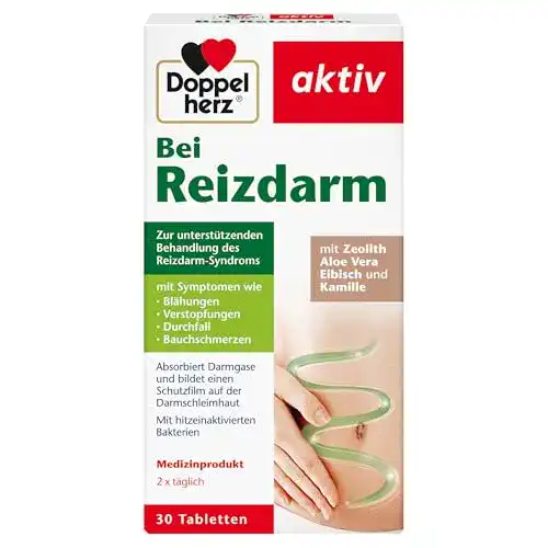 Durchfalltabletten von Doppelherz zur Behandlung bei Reizdarm