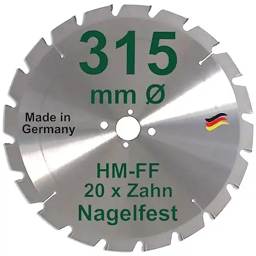 Kreissägeblatt 315 x 30 mm HM für präzise Holzarbeiten