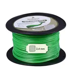Mähfaden 2,4 mm von Natursache für Rasentrimmer und Freischneider