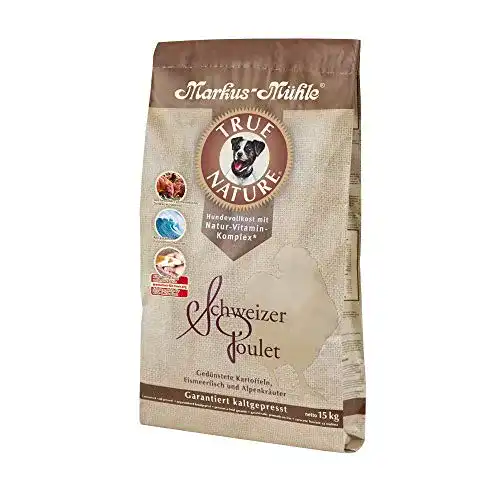 Kaltgepresstes Hundefutter True Nature mit Schweizer Poulet