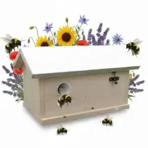 Hummelhaus Melko Hummelkasten für Hummeln und Wildbienen