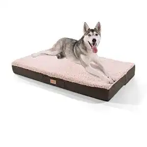 Hundebett für große Hunde Balu Dunkelbraun 120×72 cm
