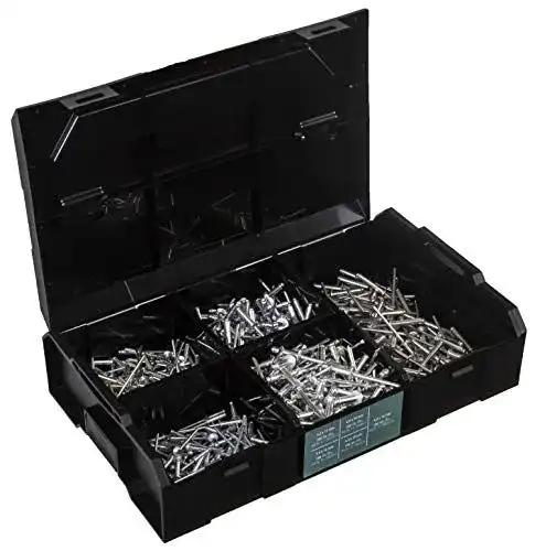 Blindnieten Set PARCO 500-teilig Aluminium DIN 7337 Form A