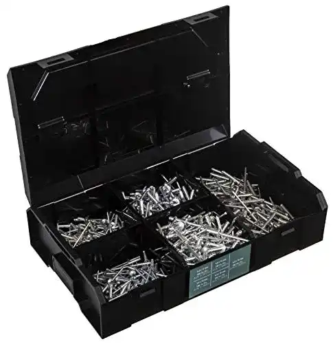 Blindnieten Set PARCO 500-teilig Aluminium DIN 7337 Form A