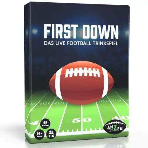 Trinkspiele Anzen First Down – Live Football Trinkspiel