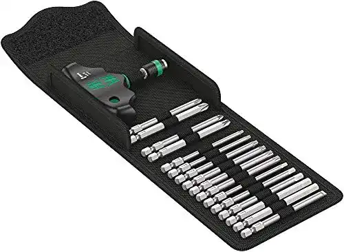 Wera Kraftform Kompakt 400 Handhalter mit langen Bits 05057470001