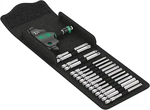 Wera Kraftform Kompakt 400 Handhalter mit langen Bits 05057470001