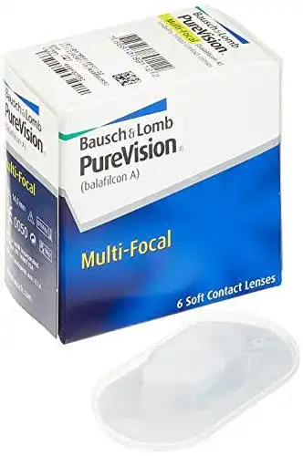 Multifokale Kontaktlinsen Bausch + Lomb Purevision Multifocal Monatslinsen