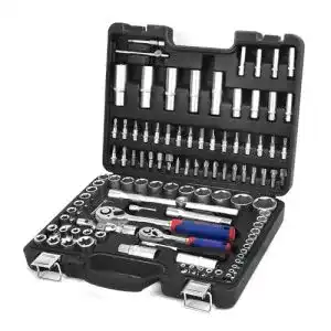 Steckschlüsselsatz WORKPRO 108-teilig mit Knarrenkasten