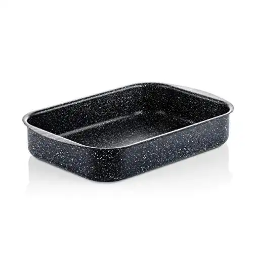 Auflaufform Westinghouse Black Marble, Bräter mit 35 cm Durchmesser