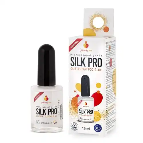 Hautkleber Glitterify Me Silk Pro Professionelle Qualität für Glittertattoos