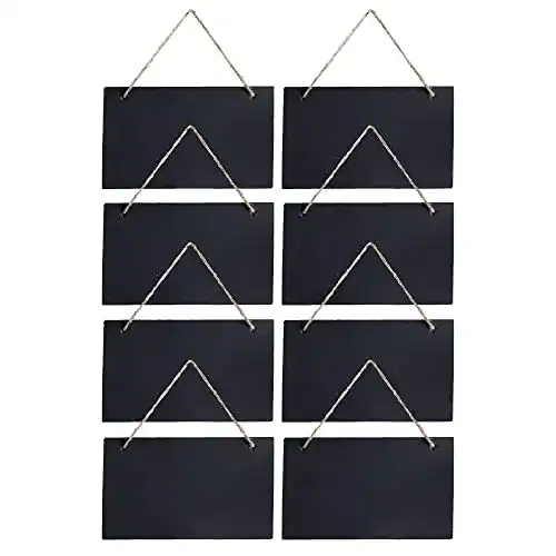 Schiefertafel Navaris 25×15 cm zum Aufhängen