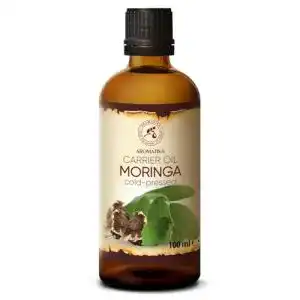Moringa Öl 100 ml von Aromatika – Kaltgepresstes Pflegeöl für Haut, Haar und Nägel