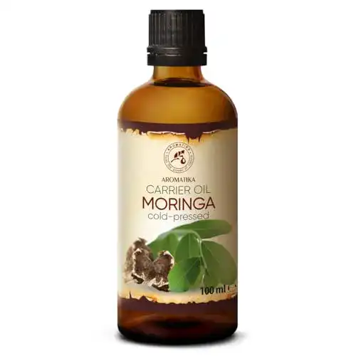 Moringa Öl 100 ml von Aromatika – Kaltgepresstes Pflegeöl für Haut, Haar und Nägel