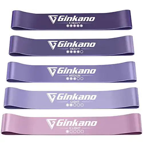 FOLAI Widerstandsbänder Set für Fitness 5er Set mit Übungsanleitung