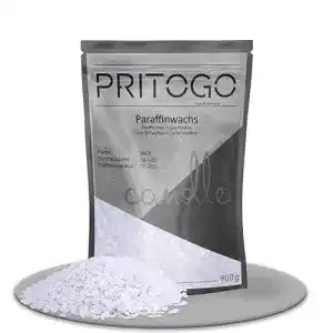 Paraffinwachs Pritogo für Kerzen zum Gießen (900g) weiß