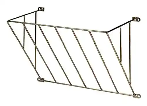 Heuraufe Kerbl 32703 verzinkt für Pferde, Wandmontage