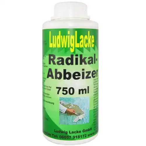 Ludwiglacke Radikal Abbeizer Effektives Abbeizmittel für Lackentfernung